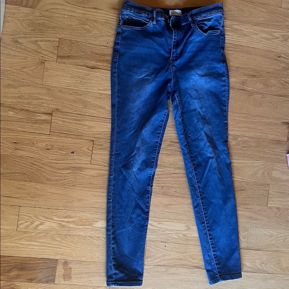 Nicole Miller Soho Women's Deep Blue Skinny Jeans